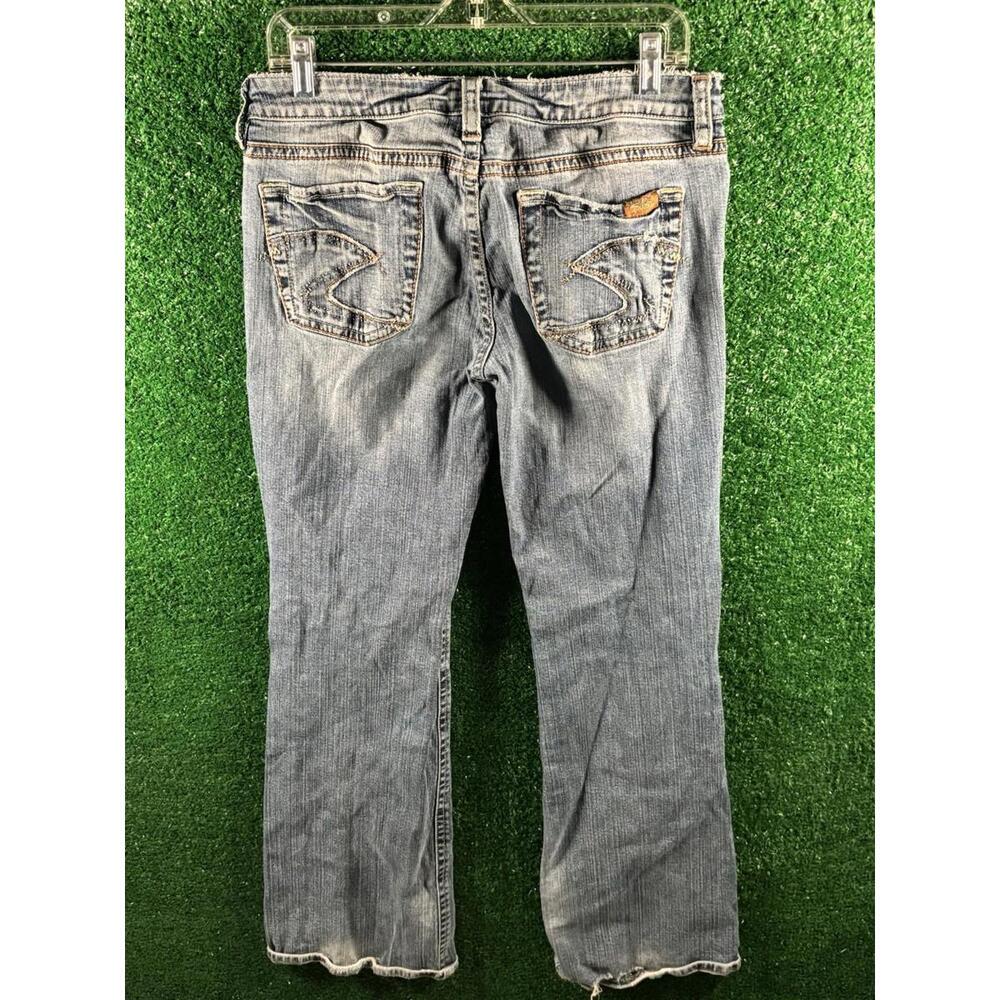 Silver Women’s Western Glove Works Bootcut Jeans Size 31 Vintage Y2K